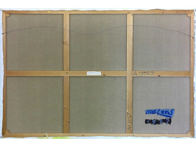 Bob lens - masker espace - olie op doek - 140x200 cm - afbeelding 5 van  12