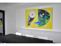 Bob lens - masker espace - olie op doek - 140x200 cm - afbeelding 7 van  12