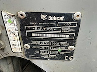 Bobcat - 2019 - e26 - minigraafmachine - afbeelding 17 van  20