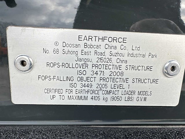Bobcat - earthforce - 2026 - s18-c4 - schranklader - afbeelding 40 van  47