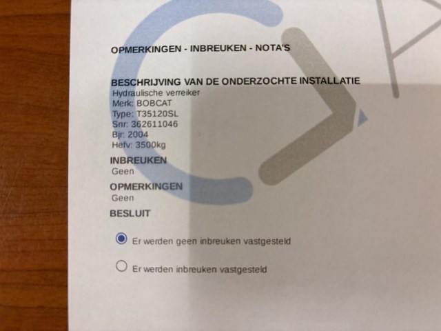 Bobcat t35120sl + schepbak, 2004 - afbeelding 25 van  31