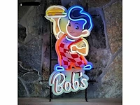 Bob's big boy hamburger neonbord 85 cm - afbeelding 1 van  1