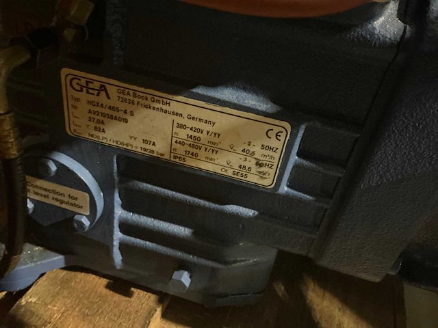 Bock hgx4/ 465-4 s semi hermetische koelcompressor (2x) - afbeelding 8 van  8