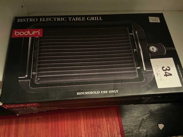 Bodum elektrische bbq/tafel grill - afbeelding 2 van  3