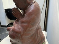 Boeddha beeld keramiek - afbeelding 3 van  3