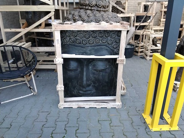 Boeddha gezicht muur - afbeelding 1 van  1