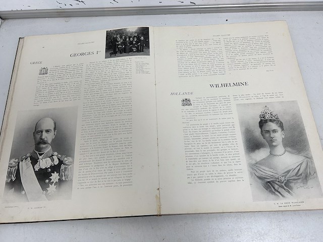 Boek europese koningen figaro illustré 1906 - afbeelding 2 van  5