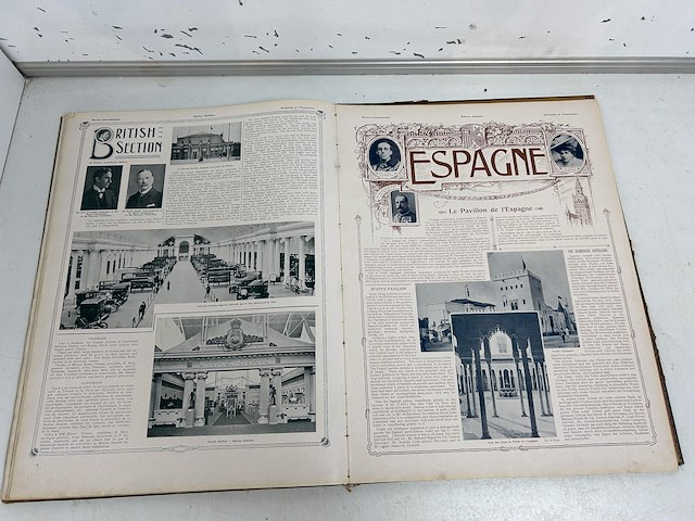 Boek europese koningen figaro illustré 1906 - afbeelding 5 van  5