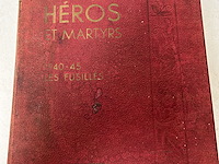 Boek heros et martyrs 1940-45 - afbeelding 1 van  3