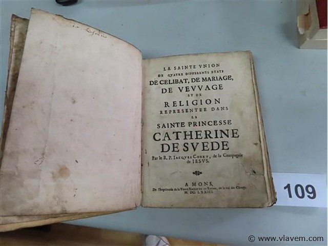 Boek uit het jaar 1673 - afbeelding 1 van  7