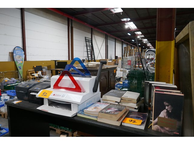 Boeken, ticketprinters en inbindmachine - afbeelding 1 van  5