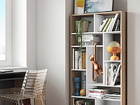 Boekenkast bangkok - eik/wit - afbeelding 1 van  7