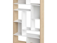 Boekenkast bangkok - eik/wit - afbeelding 2 van  7