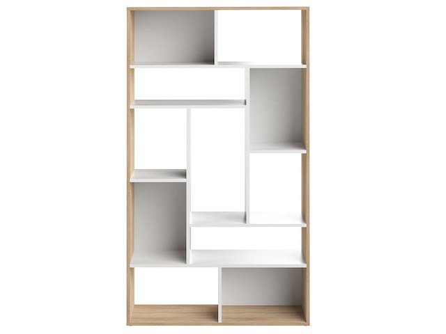 Boekenkast bangkok - eik/wit - afbeelding 3 van  7