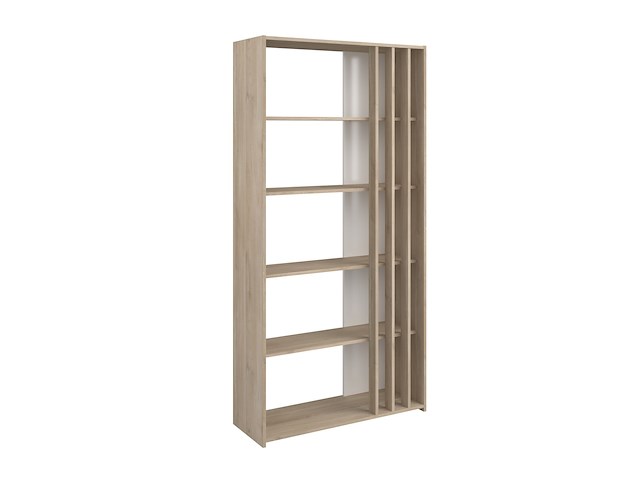 Boekenkast bloom-183cm-4 legplanken-japans eikenhout - afbeelding 1 van  10