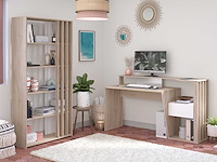 Boekenkast bloom-183cm-4 legplanken-japans eikenhout - afbeelding 10 van  10