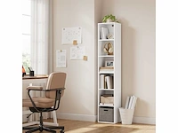Boekenkast, halfopen hoge kast met 6 compartimenten - afbeelding 2 van  7