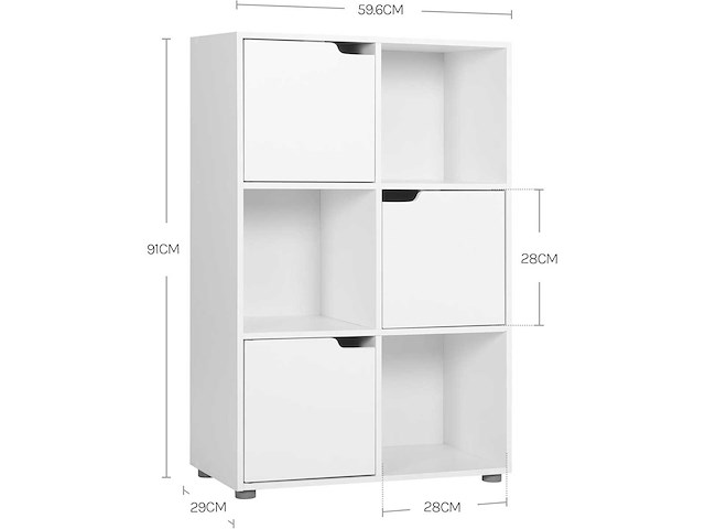 Boekenkast, kubuskast - afbeelding 3 van  3