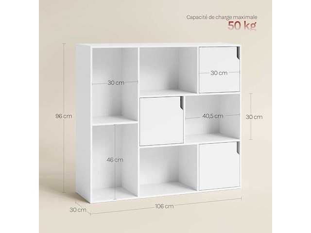 Boekenkast, kubusplank, boekenkast - afbeelding 2 van  3