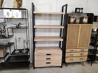 Boekenkast massief eik - afbeelding 1 van  2