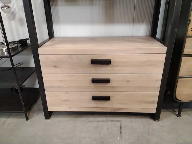 Boekenkast massief eik - afbeelding 2 van  2