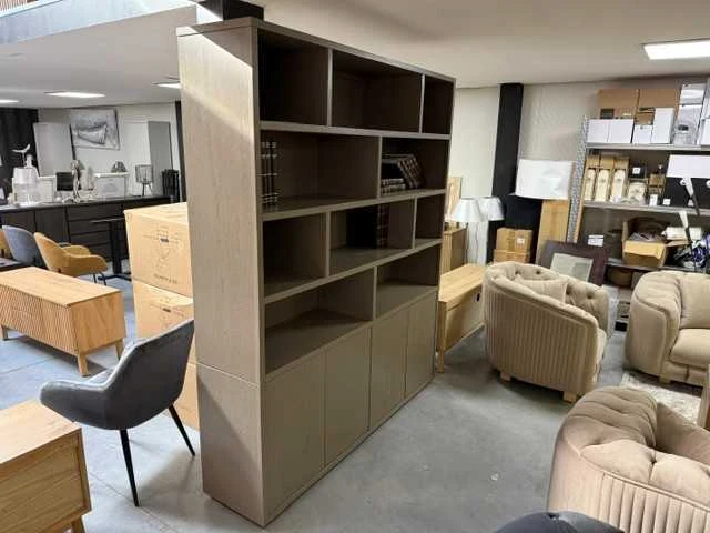Boekenkast massief eik - afbeelding 2 van  2