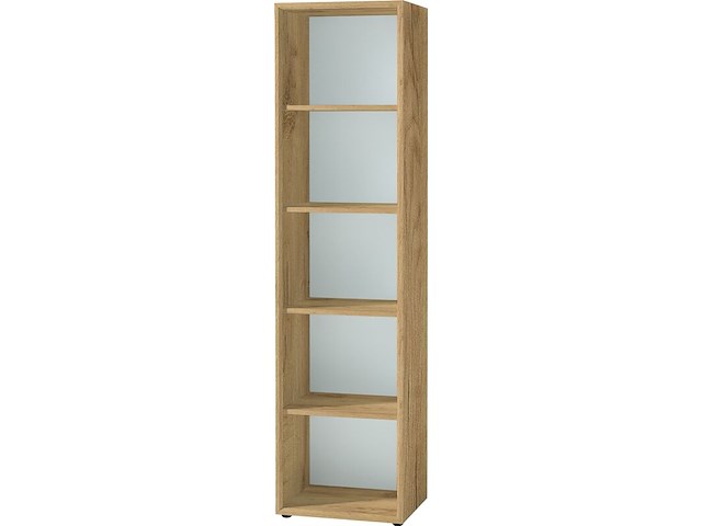 Boekenkast mouna 50cm - eik/wit - afbeelding 1 van  3