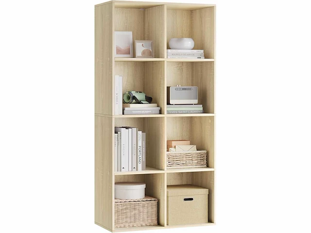 Boekenkast, plank met 8 kluisjes - afbeelding 2 van  6