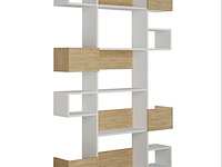 Boekenplank niho - 100% melamine - wit - afbeelding 2 van  3