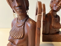 Boekensteun van 2 beelden - afbeelding 1 van  4