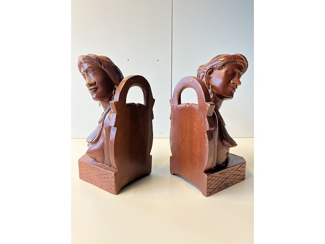 Boekensteun van 2 beelden - afbeelding 3 van  4