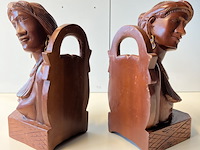 Boekensteun van 2 beelden - afbeelding 3 van  4