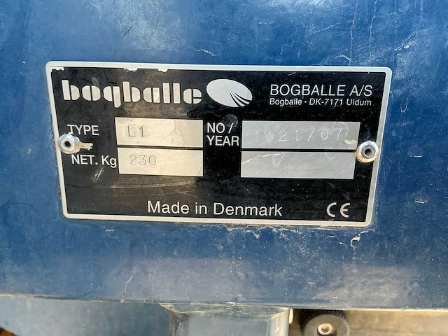 Bogballe l1 gedragen kunstmeststrooier - afbeelding 6 van  6