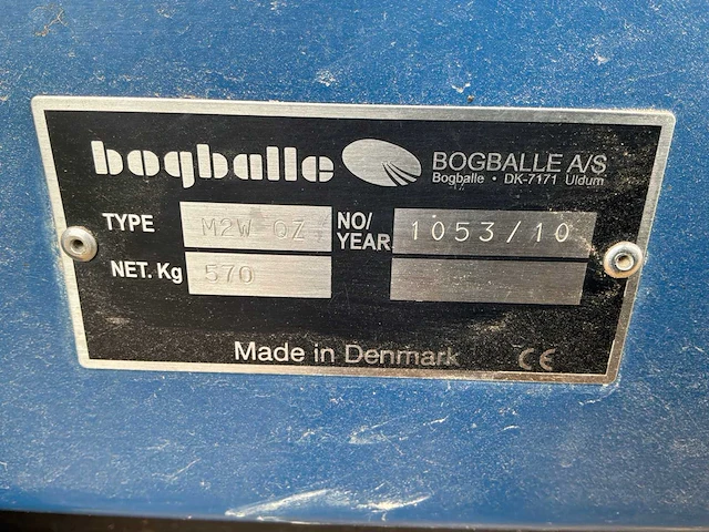 Bogballe m2w plus meststofverspreider - afbeelding 5 van  18
