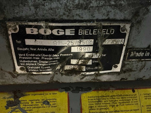 Boge sb 915-25 luchtcompressor - afbeelding 4 van  5