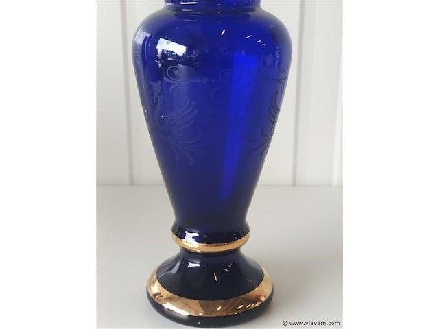 Bohemia kristal vaas - afbeelding 4 van  4