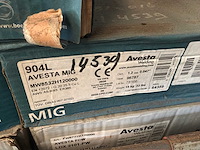 Böhler 2205 avesta mig mw8638h100400 grote partij lasdraad op bobijn - afbeelding 4 van  5