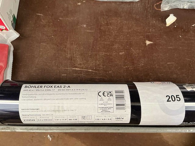 Bohler fox eas 2-a voor 80-120 ampere lasektroden voor booglassen - afbeelding 1 van  1