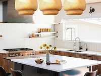 Boho handgemaakte meerlaagse hanglamp - afbeelding 3 van  3