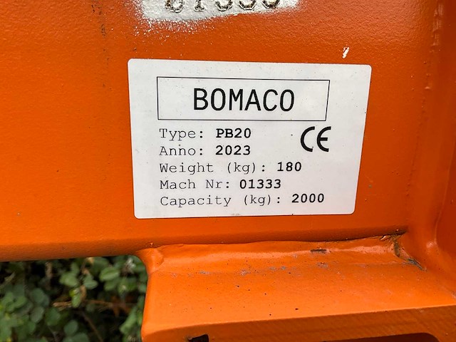 Bomaco pb20 pallethaak - afbeelding 7 van  7