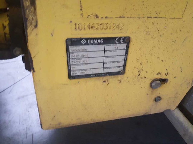 Bomag - 2013 - bw100 adm - asfalteermachine - afbeelding 2 van  2