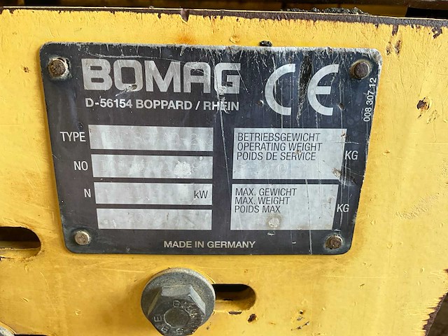 Bomag - bw 80 ad-2 - tandem roller - - afbeelding 7 van  15