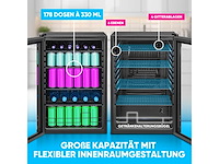 Bomann 4-plank drankkoelkast | tot 178 blikjes - afbeelding 2 van  3