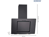 Bomann du 7602 g koploze verticale afzuigkap, breedte 60 cm - afbeelding 5 van  5