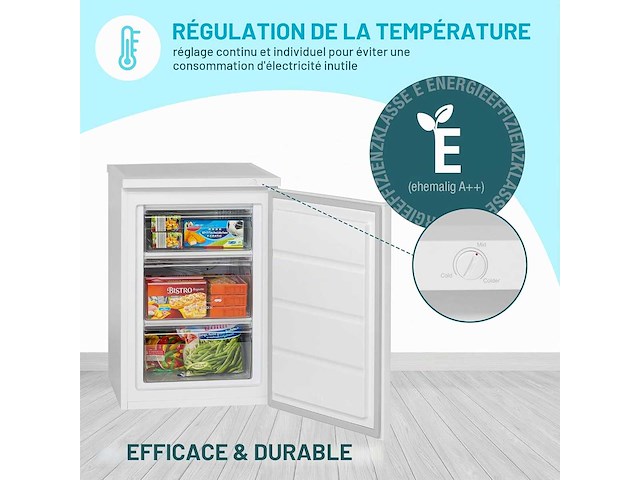 Bomann freezer 85l wit gs2186-1-wit - afbeelding 2 van  3