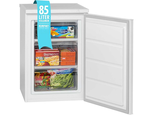 Bomann freezer 85l wit gs2186-1-wit - afbeelding 1 van  5