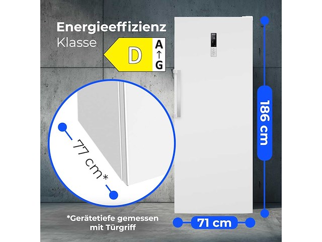 Bomann freezer nofrost | 380l - afbeelding 2 van  5