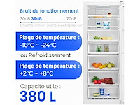 Bomann freezer nofrost | 380l - afbeelding 4 van  5
