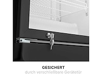 Bomann glazen deur koelkast ksg 7351 zwart - afbeelding 3 van  7