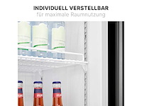 Bomann glazen deur koelkast ksg 7351 zwart - afbeelding 6 van  7